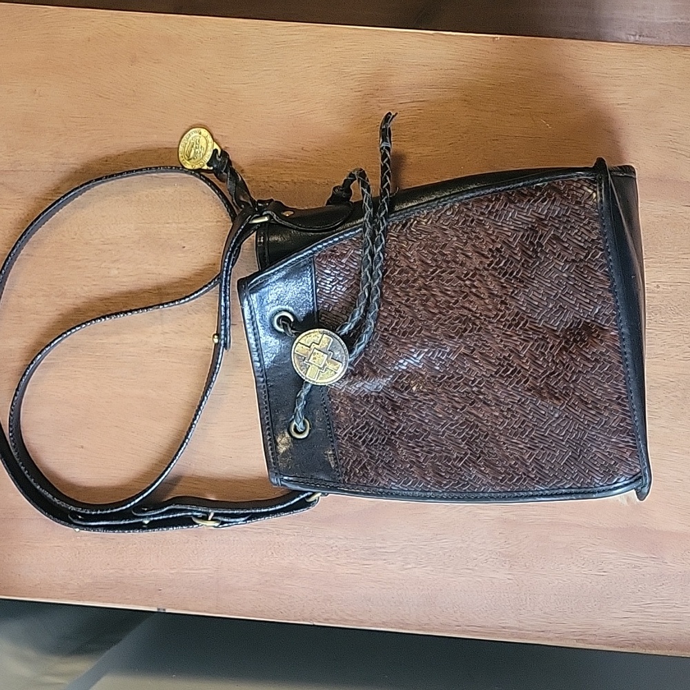 Brahmin RARE Vintage Drawstring Bag